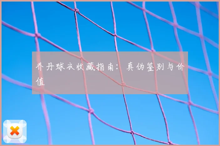 乔丹球衣收藏指南:真伪鉴别与价值